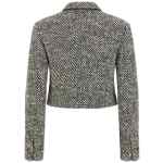 Versace Bouclé Wool Blend Blouson Jacket