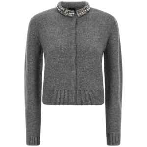 Pinko Jewel Collar Cardigan
