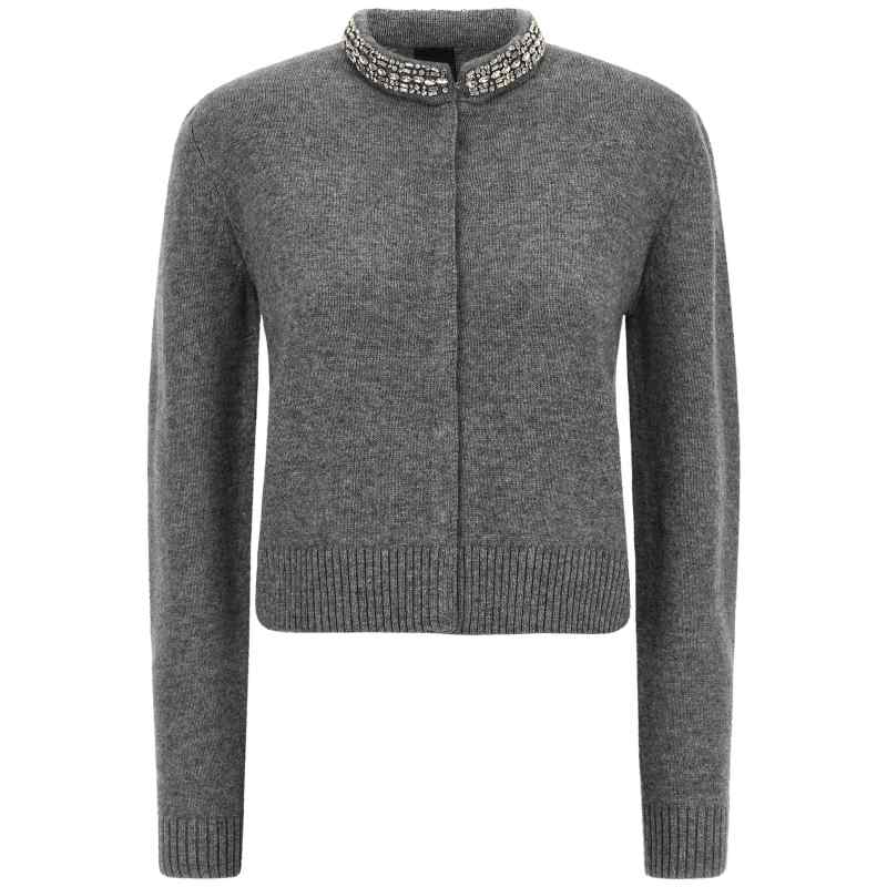 107275A3GIII2_01_M_2026-08-03T09-05-47.315Z Pinko Jewel Collar Cardigan