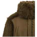 Pinko Bomber Jacket With Fur Inserts