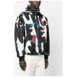 Alexander McQueen Graffiti-print Hooded Windbreaker