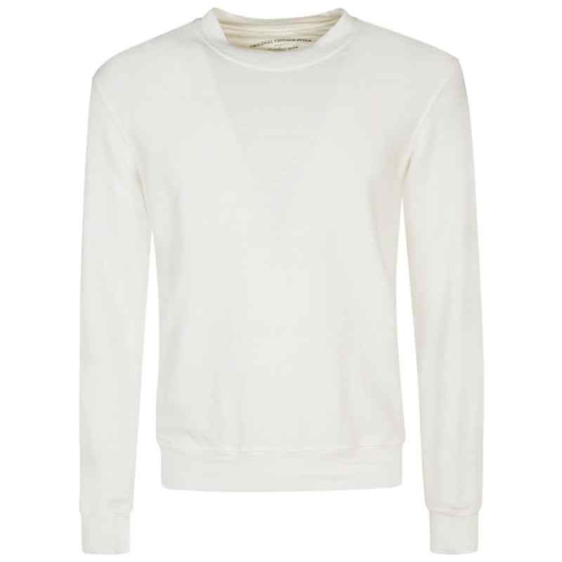 110118048-33s-originalvintage-two114to114bianco Original Vintage Cotton blend linen sweatshirt