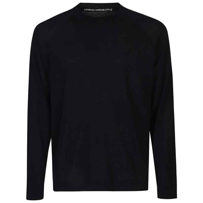 110118174-33s-originalvintage-loganunicablu Original Vintage Cotton blend silk sweater