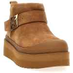 Tory Burch Mellow Shearling Platform Ankle Boots