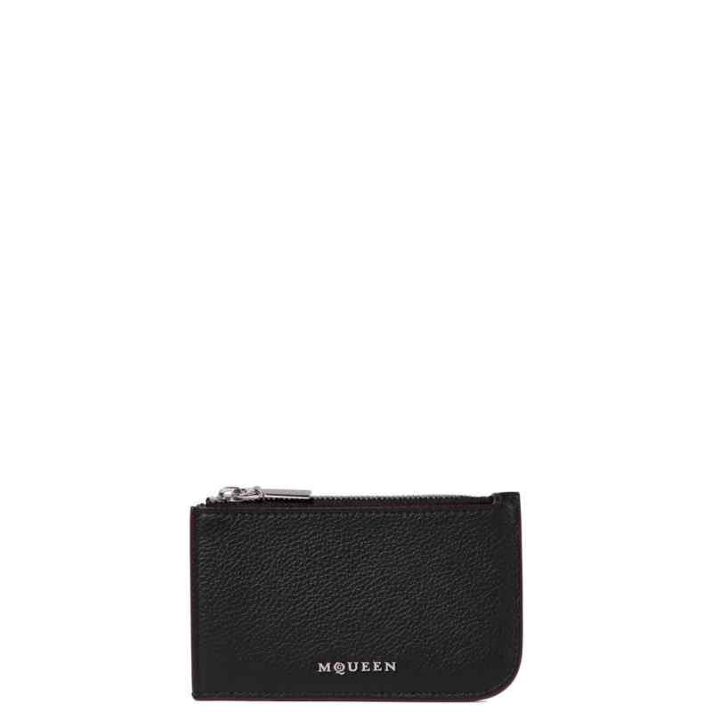 Alexander McQueen leather card case