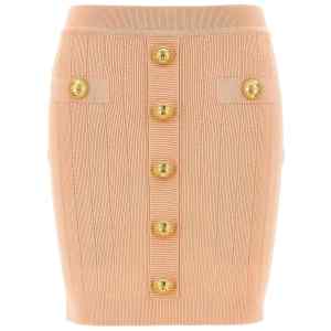 Balmain knitted mini skirt