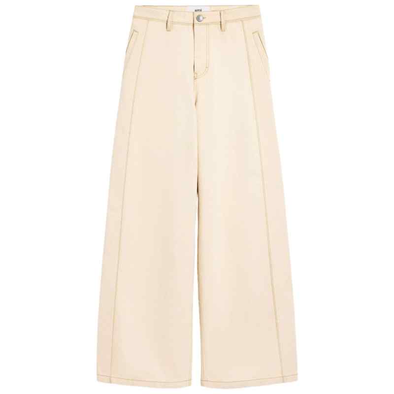 190121423-fw25-amiparis-ftr822de0106150 Ami Paris Super wide denim jeans