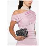 Self-Portrait Multi Crystal Chainmail Clutch