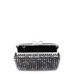 Self-Portrait Multi Crystal Chainmail Clutch