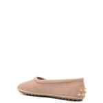 Tod'S Metal Dots Ballerinas in Nappa Leather
