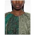 Pierre Louis Mascia Silk and cotton blend long dress