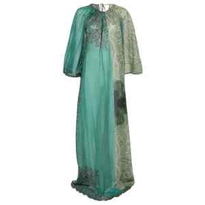 Pierre Louis Mascia Silk and cotton blend long dress