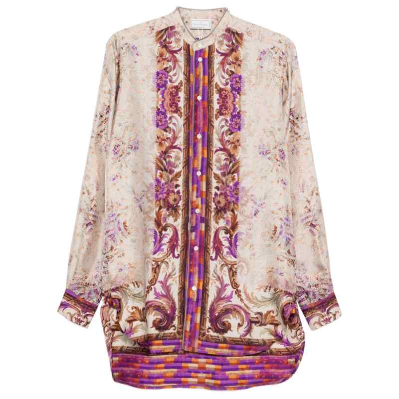 Pierre Louis Mascia Printed silk shirt