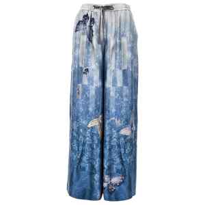 Pierre Louis Mascia Printed silk trousers
