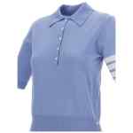 Thom Browne T-shirts and Polos LIGHT BLUE