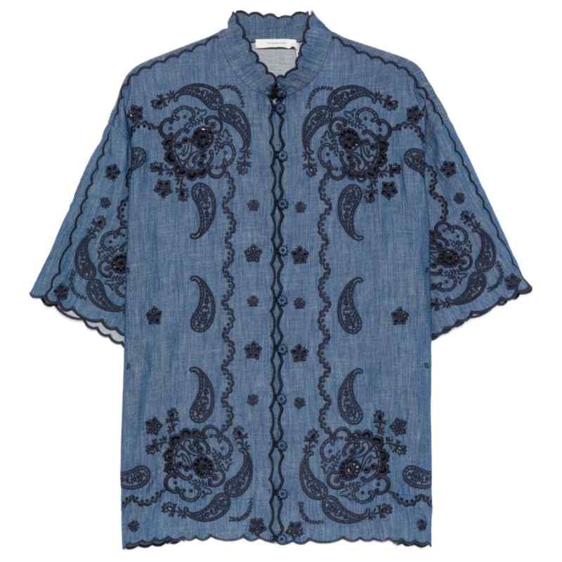 Zimmermann Shirts NAVY