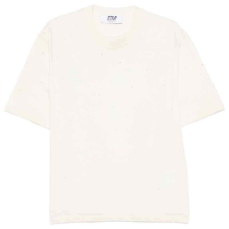 GOLDEN GOOSE T-shirts and Polos WHITE