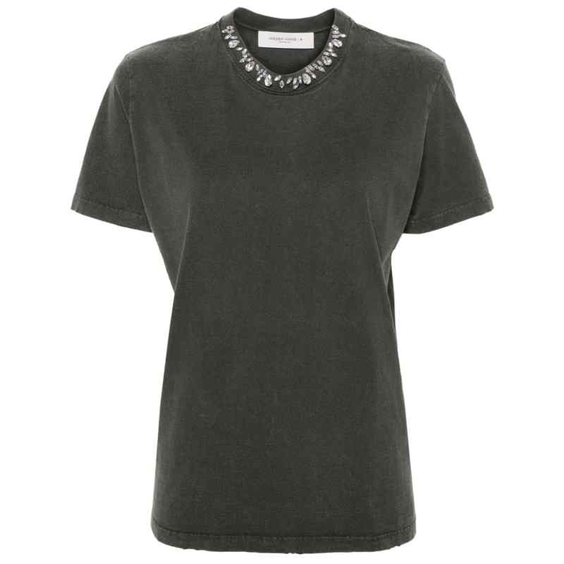 190198409-fw26-goldengoose-gwp01220p00067060318 GOLDEN GOOSE T-shirts and Polos DARK GREY