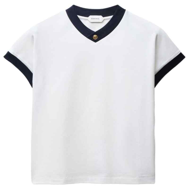 Versace T-shirts and Polos WHITE