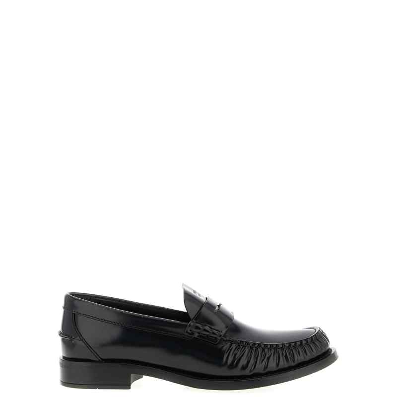 Prada Brushed Leather Loafers