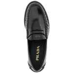 Prada Brushed Leather Loafers
