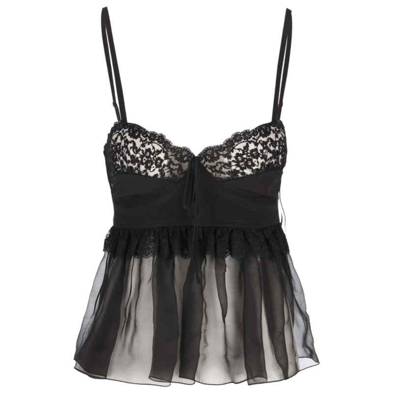 200002544-fw26-chloepre-ch26aht17005001 Chloé Chloè Top BLACK