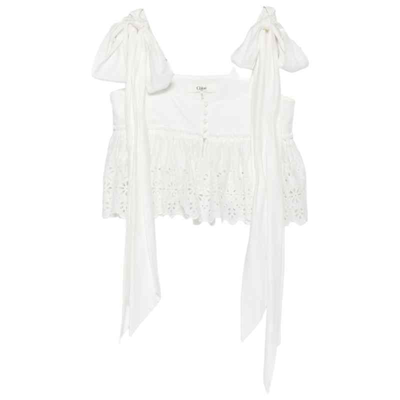 Chloé Chloè Top WHITE