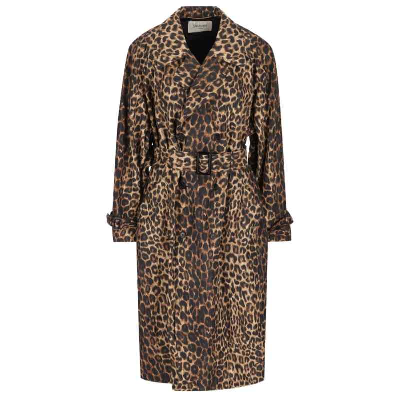 200015187-fw26-saintlaurentpre-870715y9j029665 Saint Laurent Coats LEOPARD PRINT