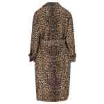 Saint Laurent Coats LEOPARD PRINT