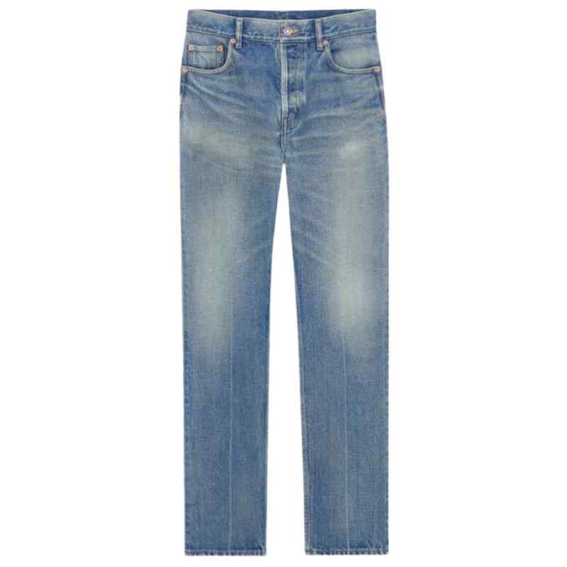 200015197-fw26-saintlaurentpre-873827y863g4293 Saint Laurent Jeans NAVY