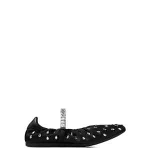 JIMMY CHOO Flat shoes BLACK