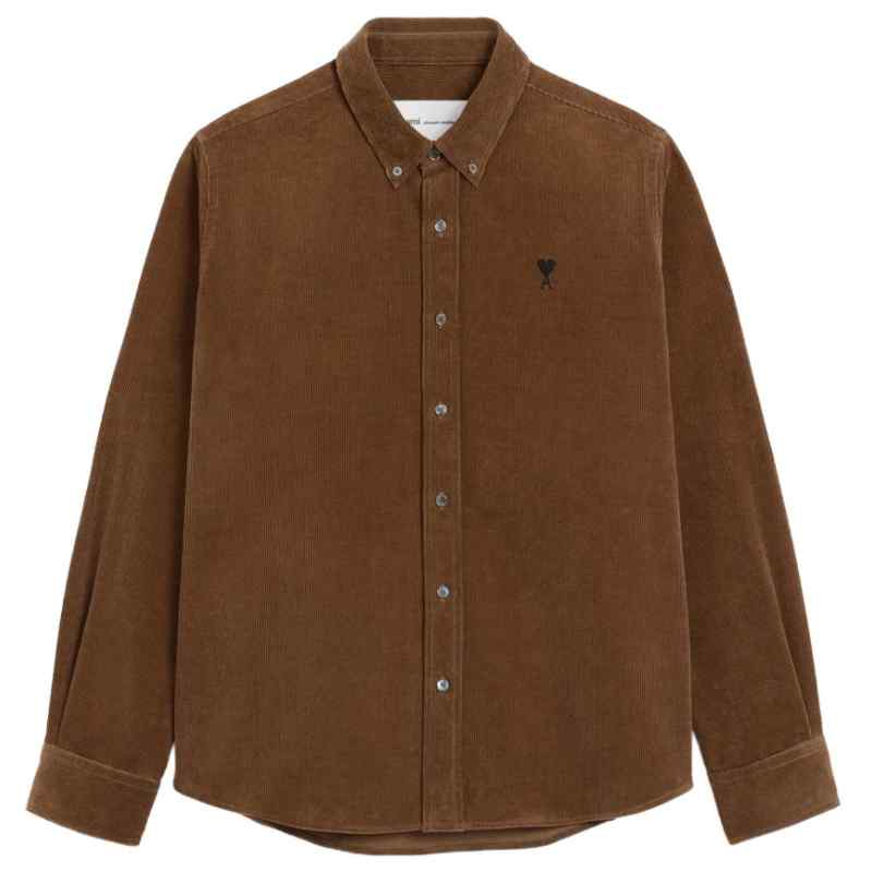 Ami Paris Shirts BROWN