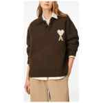 AMI PARIS T-shirts and Polos BROWN