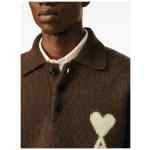 AMI PARIS T-shirts and Polos BROWN