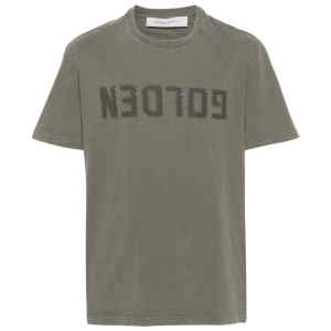 GOLDEN GOOSE T-shirts and Polos GREEN