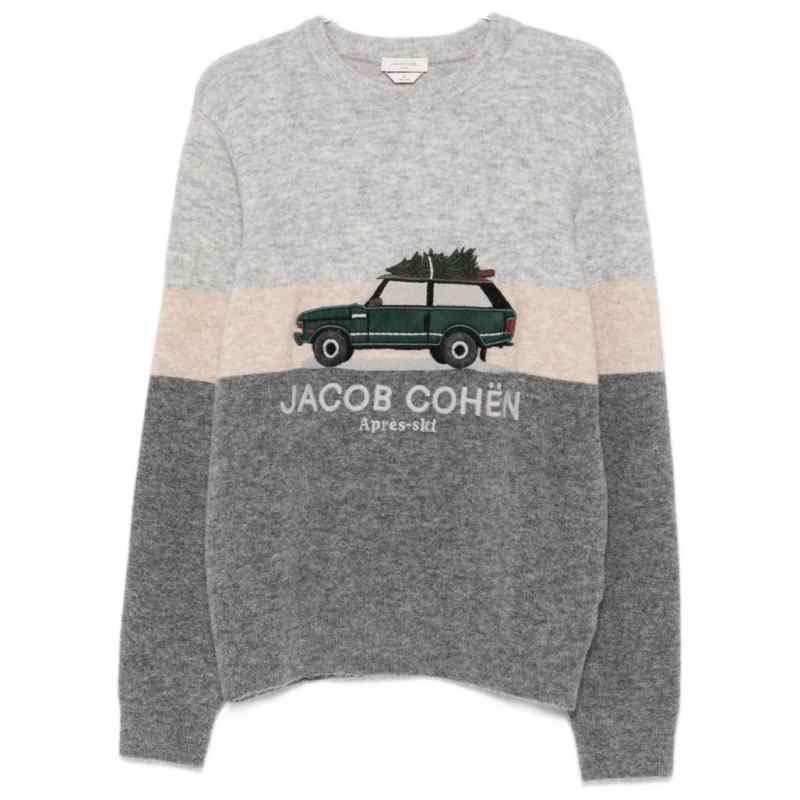 200020619-fw26-jacobcohen-jursg038001x0017fl0949a JACOB COHEN Sweaters MULTICOLOR