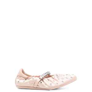 JIMMY CHOO Flat shoes POWDER