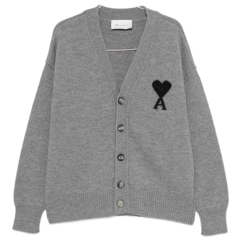 AMI PARIS Sweaters GREY