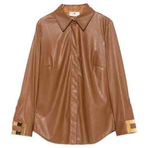 Elisabetta Franchi Shirts BROWN