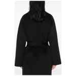 Elisabetta Franchi Coats BLACK