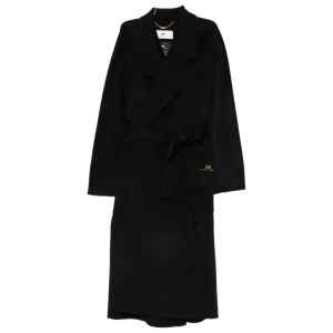 Elisabetta Franchi Coats BLACK