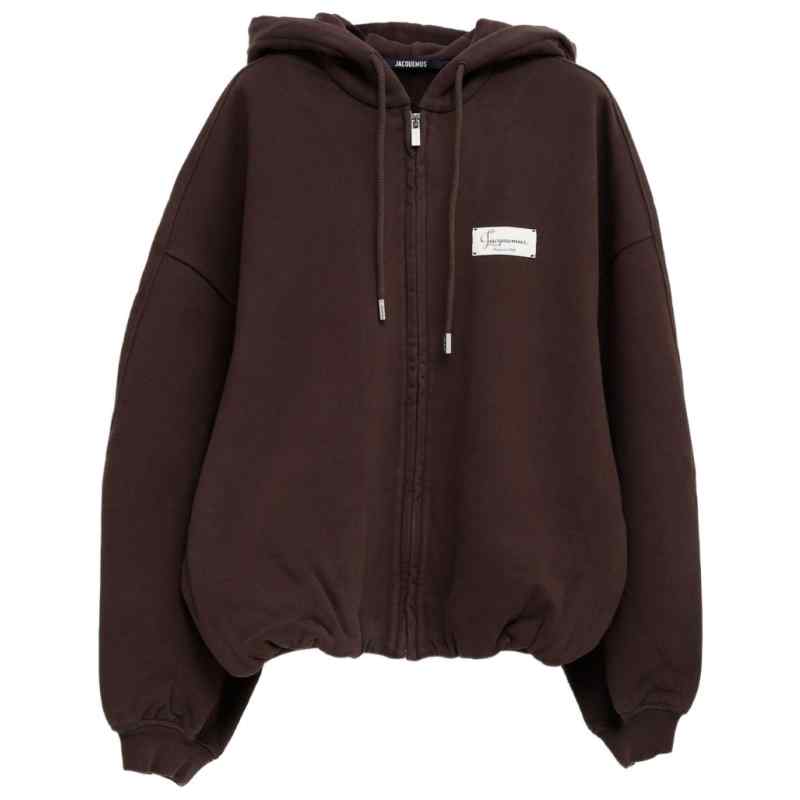 200023112-fw26-jacquemus-hou00314aj00325881 JACQUEMUS Hoodie BROWN
