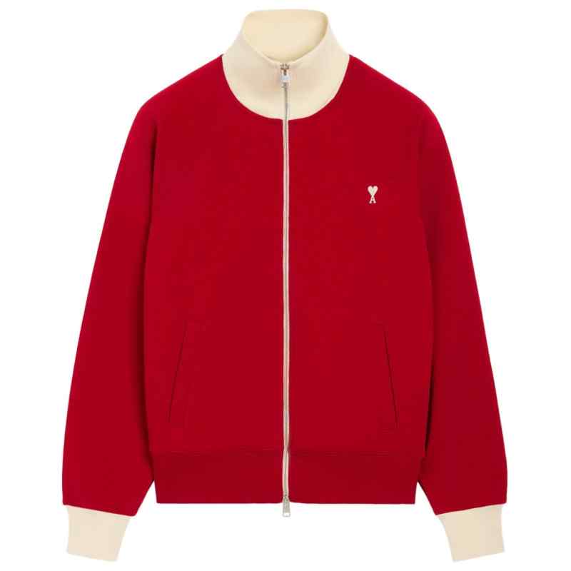 200023797-fw26-amiparis-usw796je0245a202 AMI PARIS Sweaters RED