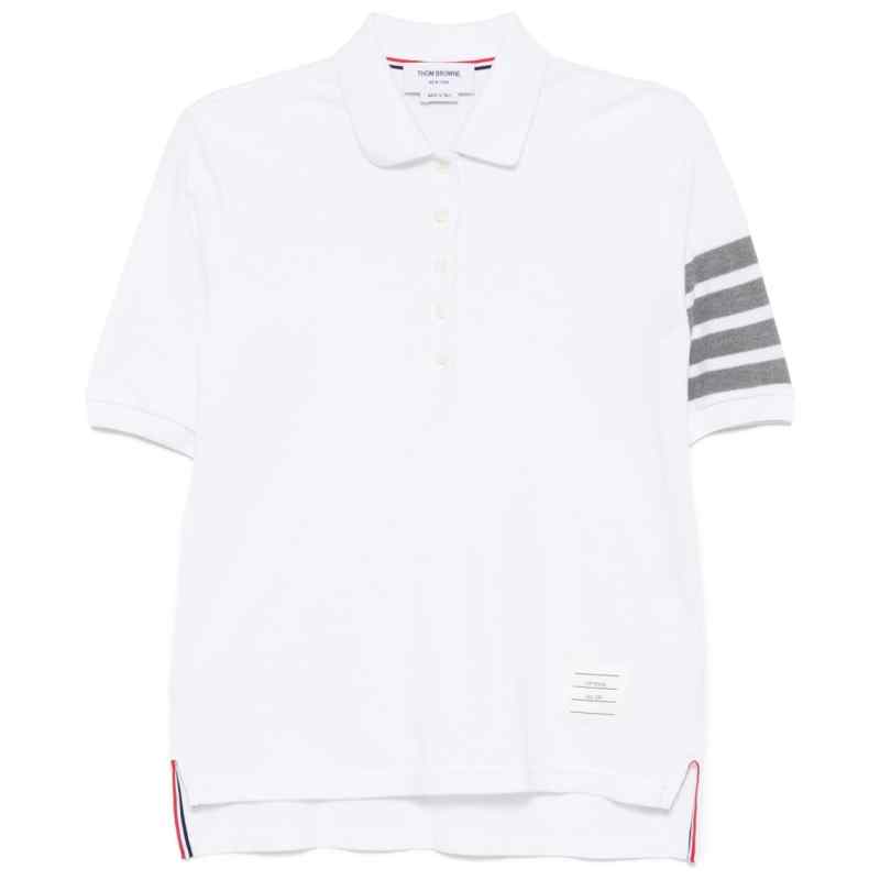 200024256-fw26-thombrownepre-fjp052g07976100 Thom Browne T-shirts and Polos WHITE