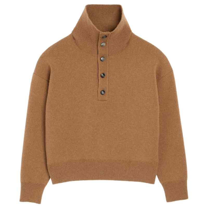 AMI PARIS Sweaters CAMEL
