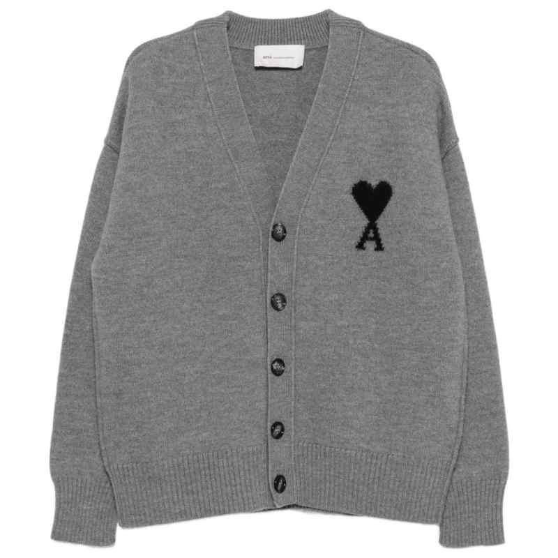 AMI PARIS Sweaters GREY