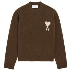 AMI PARIS Sweaters BROWN