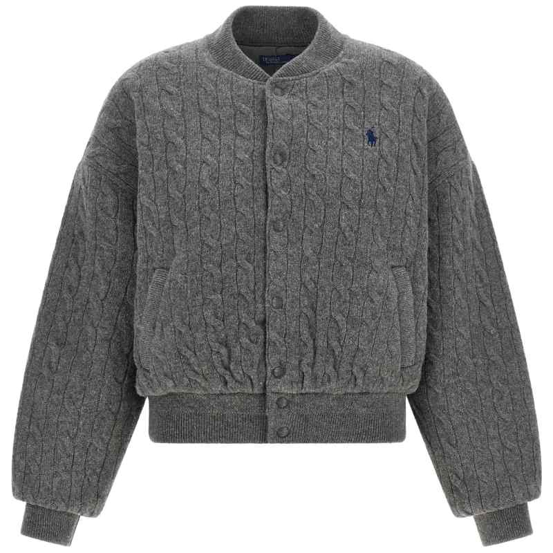 211B30888001_01_M_2026-07-29T08-07-30.444Z Polo Ralph Lauren Padded Knit Braided Bomber Jacket