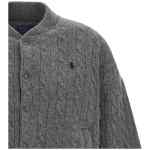 Polo Ralph Lauren Padded Knit Braided Bomber Jacket