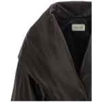 Magda Butrym Shawl Collar Leather Jacket